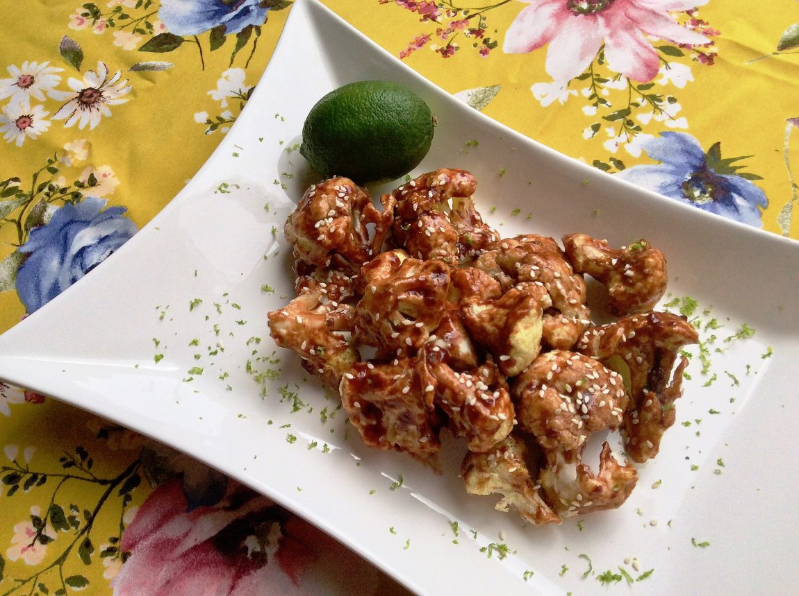 Sweet Thai Chili Cauliflower Bites Frugally Rooted